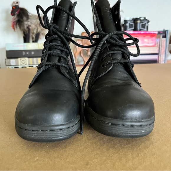 Dr. Martens Newton Black Midi Lace Up Boot - Picture 6 of 10